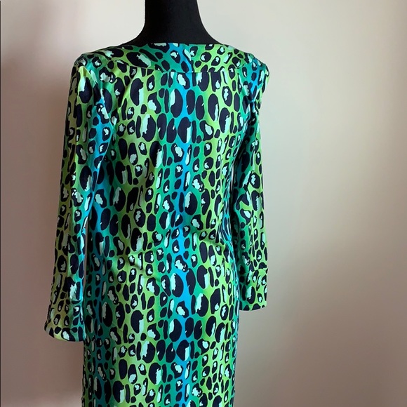 2007 RTW DVF Animal Print Shift Dress - Picture 7 of 7